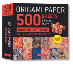 Origami Paper 500 sheets Kimono Flowers 6