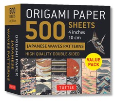 Origami Paper 500 sheets Japanese Waves 4