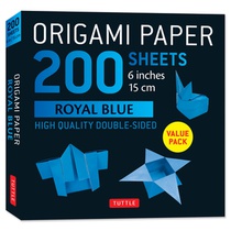 Origami Paper 200 sheets Royal Blue 6