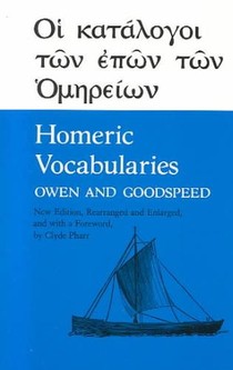 Homeric Vocabularies voorzijde