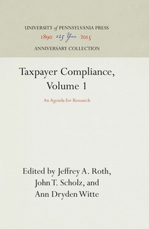 Taxpayer Compliance, Volume 1