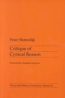 Critique Of Cynical Reason voorzijde