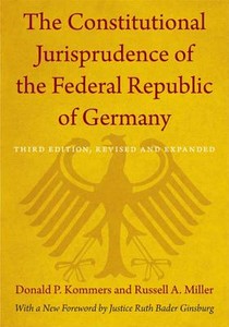The Constitutional Jurisprudence of the Federal Republic of Germany voorzijde