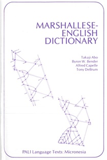 Marshallese-English Dictionary voorzijde