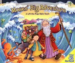 Moses' Big Adventure: A Lift-The-Flap Bible Book voorzijde