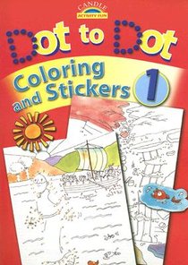 Dot to Dot Coloring and Stickers [With Stickers] voorzijde