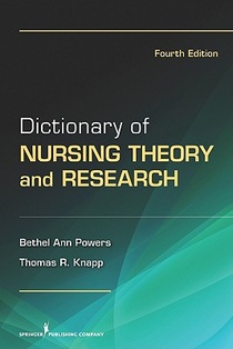 Dictionary of Nursing Theory and Research voorzijde