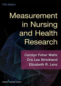Measurement in Nursing and Health Research
