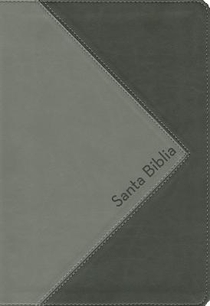 RVR60, Biblia de Referencia Thompson, Leathersoft, Dos tonos, Negro/Gris