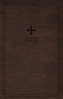 Biblia Católica, Tamaño Personal, Leathersoft, Café, Comfort Print
