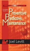 Complete Guide to Preventive and Predictive Maintenance voorzijde