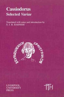 Cassiodorus: Institutions of Divine and Secular Learning voorzijde