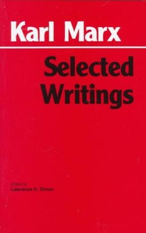 Marx: Selected Writings