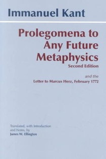 Prolegomena to Any Future Metaphysics voorzijde