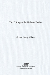 The Editing of the Hebrew Psalter voorzijde