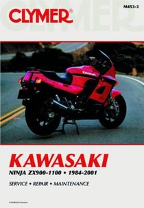 Kawasaki Ninja ZX900, ZX1000 & ZX1100 Motorcycle (1984-2001) Service Repair Manual