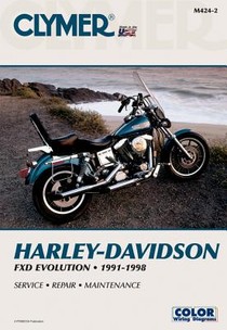 Harley-Davidson FXD Evolution Motorcycle (1991-1998) Clymer Repair Manual