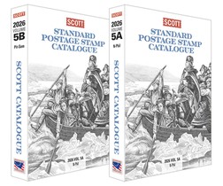 2026 Scott Stamp Postage Catalogue Volume 5: Cover Countries N-Sam (2 Copy Set): Scott Stamp Postage Catalogue Volume 5: Countries N-Sam