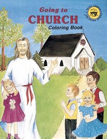 Going to Church Coloring Book voorzijde