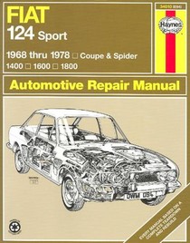 Fiat 124 Sport Coupe & Spider (1968-1978) Haynes Repair Manual (USA)