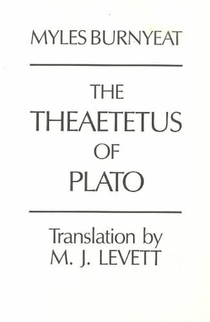 The Theaetetus of Plato voorzijde