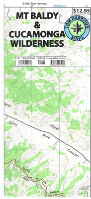 MT Baldy & Cucamonga Wilderness Trail Map