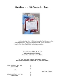 MADDEN V LIFECORD INC