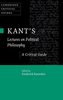 Kant's Lectures on Political Philosophy