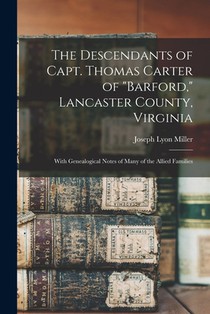 The Descendants of Capt. Thomas Carter of 