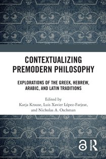 Contextualizing Premodern Philosophy voorzijde