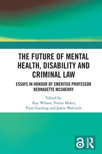 The Future of Mental Health, Disability and Criminal Law voorzijde