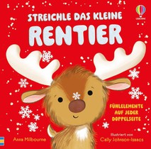 Streichle das kleine Rentier