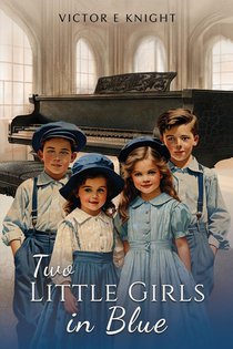 Two Little Girls in Blue