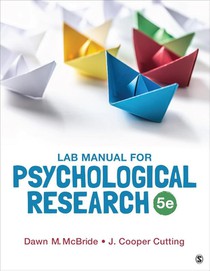 Lab Manual for Psychological Research voorzijde