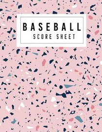 Baseball Score Sheet: This baseball scorecard record the hits, runs, and various plays of both the home and visiting teams. 70 Pages Baseball Players