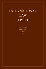 International Law Reports: Volume 160