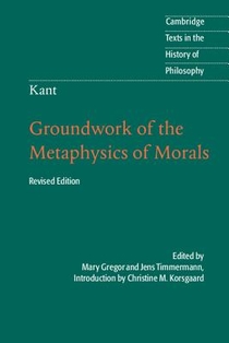 Kant: Groundwork of the Metaphysics of Morals voorzijde