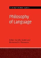 Philosophy of Language voorzijde