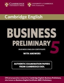 Cambridge English Business 5 Preliminary Student's Book with Answers