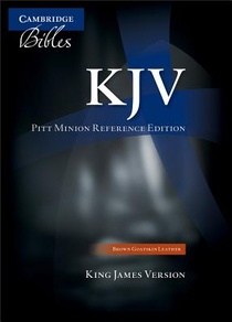 KJV Pitt Minion Reference Bible, Brown Goatskin Leather, KJ446:X voorzijde