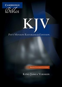 KJV Pitt Minion Reference Bible, Black Goatskin Leather, Red-letter Text, KJ446:XR voorzijde