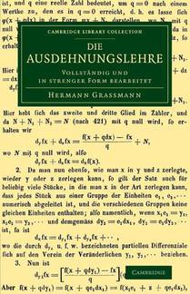 Die Ausdehnungslehre