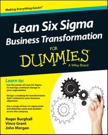 Lean Six Sigma Business Transformation For Dummies voorzijde