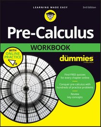 Pre-Calculus Workbook For Dummies voorzijde