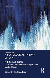 A Sociological Theory of Law voorzijde