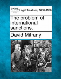 The problem of international sanctions.