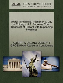 Arthur Terminiello, Petitioner, V. City of Chicago. U.S. Supreme Court Transcript of Record with Supporting Pleadings