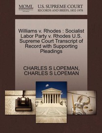 Williams V. Rhodes