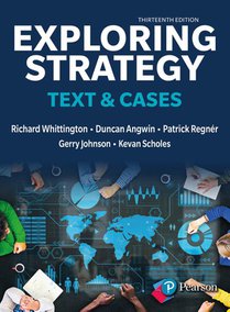 Exploring Strategy, Text & Cases voorzijde