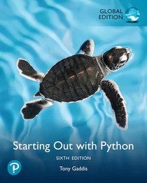 Starting Out with Python, Global Edition voorzijde